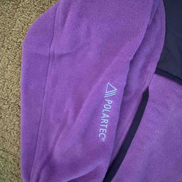 Big Kids Nike ACG Wolf Tree Loose Tunic Sweater Purple 1/4 Zip Size Large NWT - Picture 5 of 9